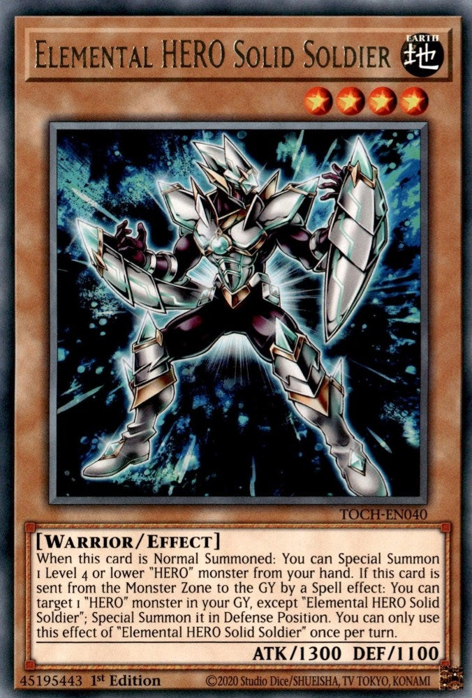 Image for Elemental HERO Solid Soldier (TOCH-EN040) (Toon Chaos) - YuGiOh