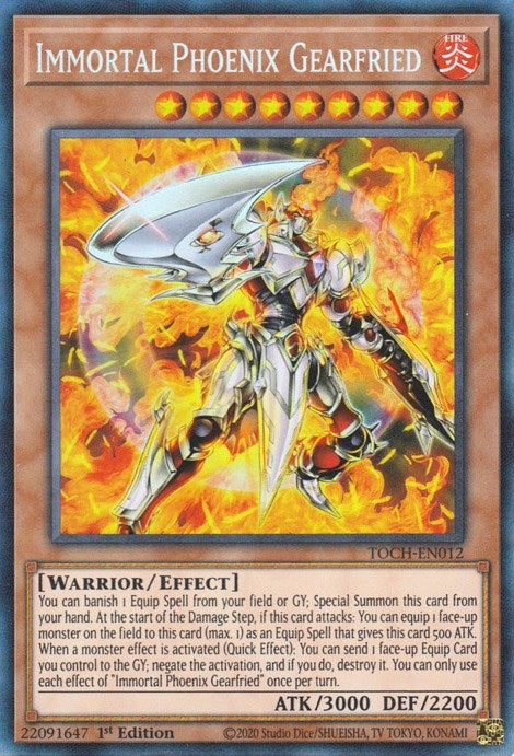 Image for Immortal Phoenix Gearfried (CR) (TOCH-EN012) (Toon Chaos) - YuGiOh