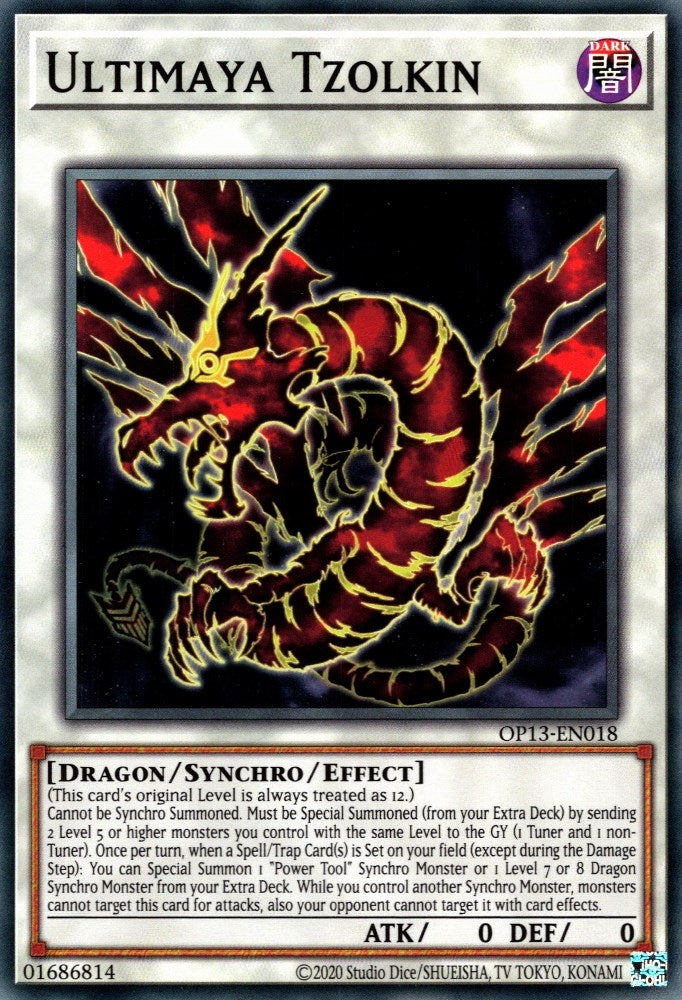 Image for Ultimaya Tzolkin (OP13-EN018) (OTS Tournament Pack 13) - YuGiOh