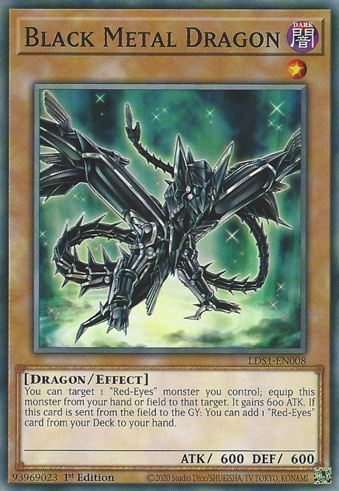 Image for Black Metal Dragon (LDS1-EN008) (Legendary Duelists: Season 1) - YuGiOh