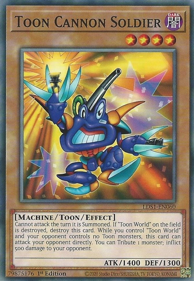 Image for Toon Cannon Soldier (LDS1-EN060) (Legendary Duelists: Season 1) - YuGiOh