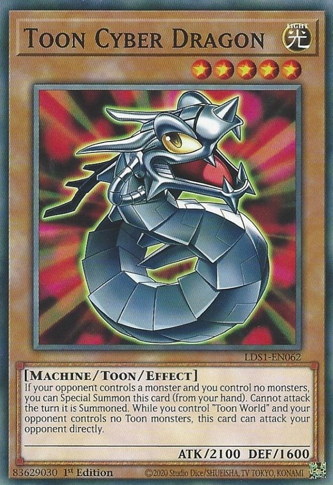 Image for Toon Cyber Dragon (LDS1-EN062) (Legendary Duelists: Season 1) - YuGiOh