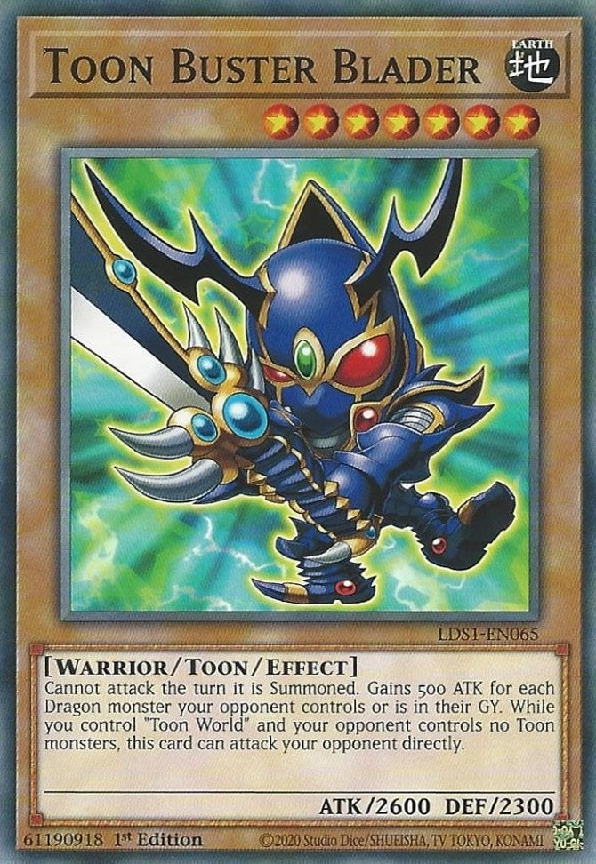 Image for Toon Buster Blader (LDS1-EN065) (Legendary Duelists: Season 1) - YuGiOh