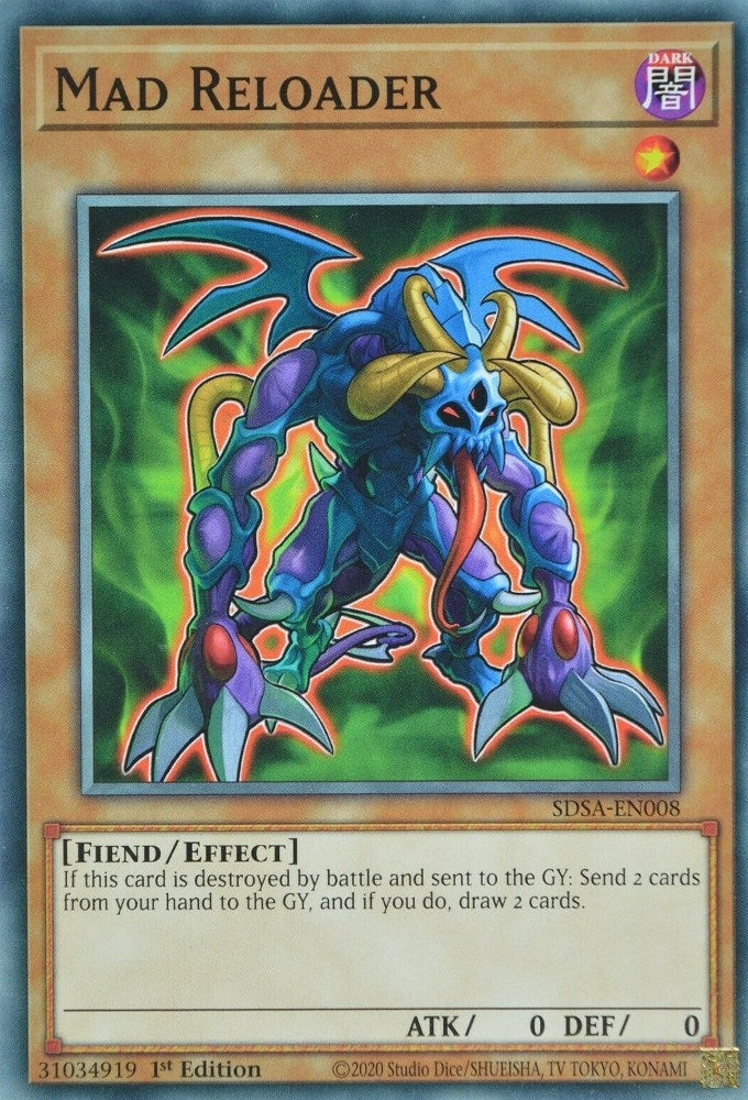 Image for Mad Reloader (SDSA-EN008) (Structure Deck: Sacred Beasts) - YuGiOh
