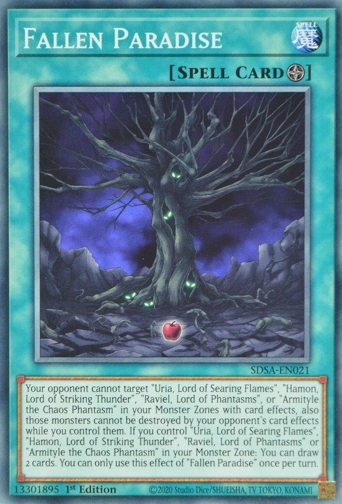 Image for Fallen Paradise (SDSA-EN021) (Structure Deck: Sacred Beasts) - YuGiOh