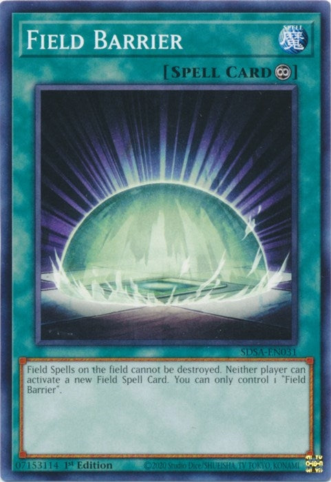 Image for Field Barrier (SDSA-EN031) (Structure Deck: Sacred Beasts) - YuGiOh