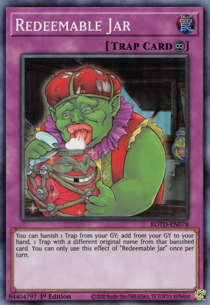 Image for Redeemable Jar (ROTD-EN078) (Rise of the Duelist) - YuGiOh