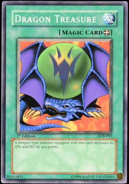 Image for Dragon Treasure (LOB-092) (The Legend of Blue Eyes White Dragon) - YuGiOh