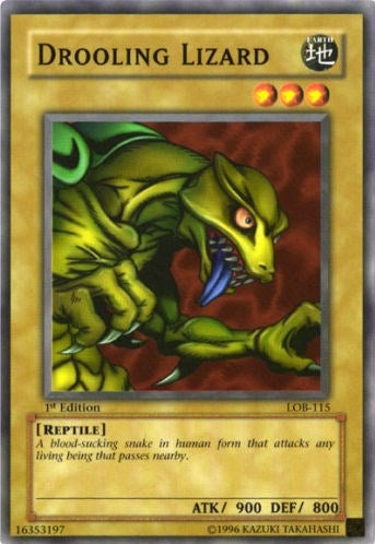Image for Drooling Lizard (LOB-115) (The Legend of Blue Eyes White Dragon) - YuGiOh