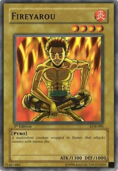 Image for Fireyarou (LOB-085) (The Legend of Blue Eyes White Dragon) - YuGiOh