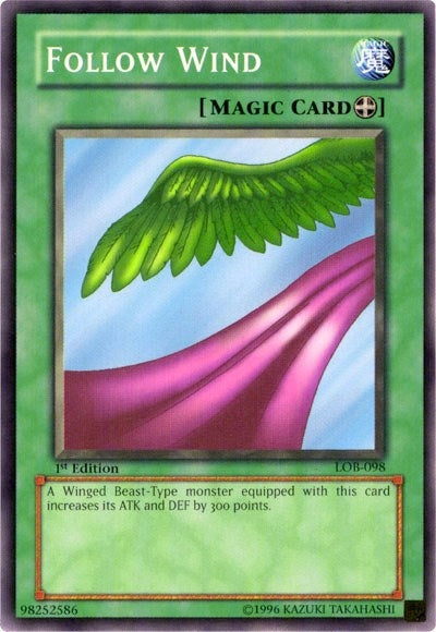 Image for Follow Wind (LOB-098) (The Legend of Blue Eyes White Dragon) - YuGiOh