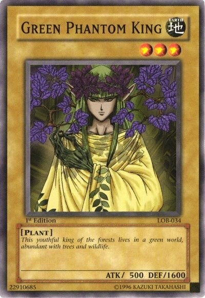 Image for Green Phantom King (LOB-034) (The Legend of Blue Eyes White Dragon) - YuGiOh