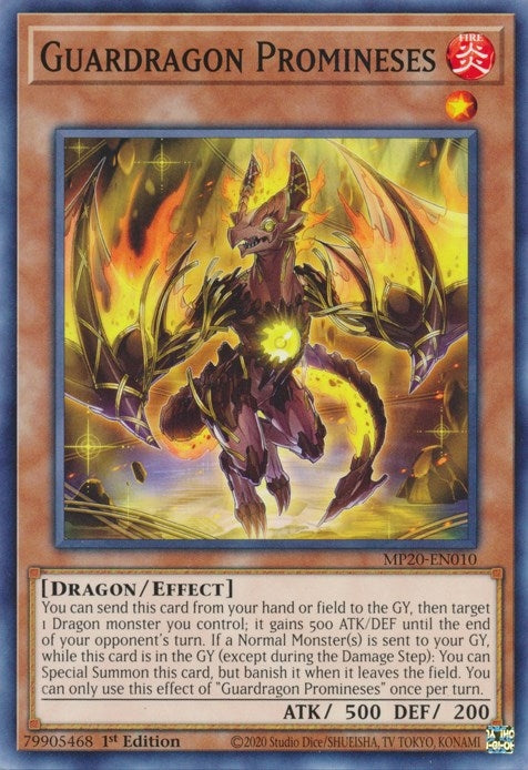 Image for Guardragon Promineses (MP20-EN010) (2020 Tin of Lost Memories) - YuGiOh