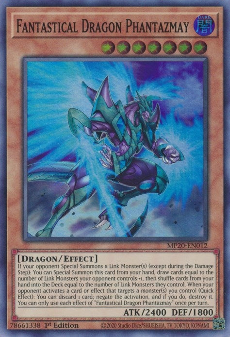 Image for Fantastical Dragon Phantazmay (MP20-EN012) (2020 Tin of Lost Memories) - YuGiOh