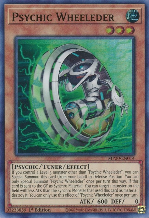 Image for Psychic Wheeleder (MP20-EN014) (2020 Tin of Lost Memories) - YuGiOh