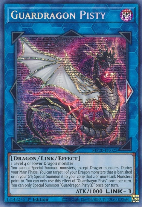 Image for Guardragon Pisty (MP20-EN022) (2020 Tin of Lost Memories) - YuGiOh