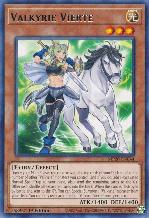 Image for Valkyrie Vierte (MP20-EN044) (2020 Tin of Lost Memories) - YuGiOh