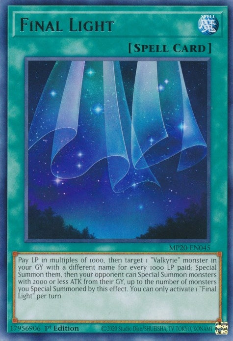 Image for Final Light (MP20-EN045) (2020 Tin of Lost Memories) - YuGiOh