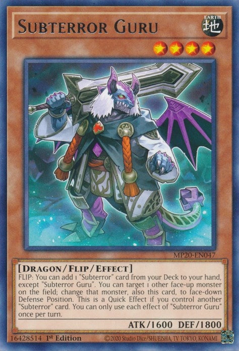 Image for Subterror Guru (MP20-EN047) (2020 Tin of Lost Memories) - YuGiOh