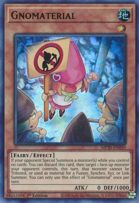Image for Gnomaterial (MP20-EN050) (2020 Tin of Lost Memories) - YuGiOh
