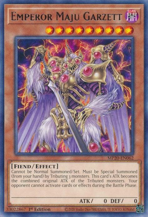 Image for Emperor Maju Garzett (MP20-EN062) (2020 Tin of Lost Memories) - YuGiOh