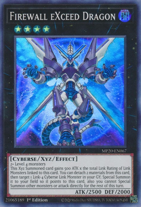 Image for Firewall eXceed Dragon (MP20-EN067) (2020 Tin of Lost Memories) - YuGiOh