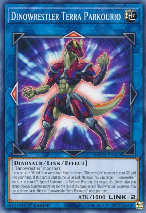 Image for Dinowrestler Terra Parkourio (MP20-EN069) (2020 Tin of Lost Memories) - YuGiOh