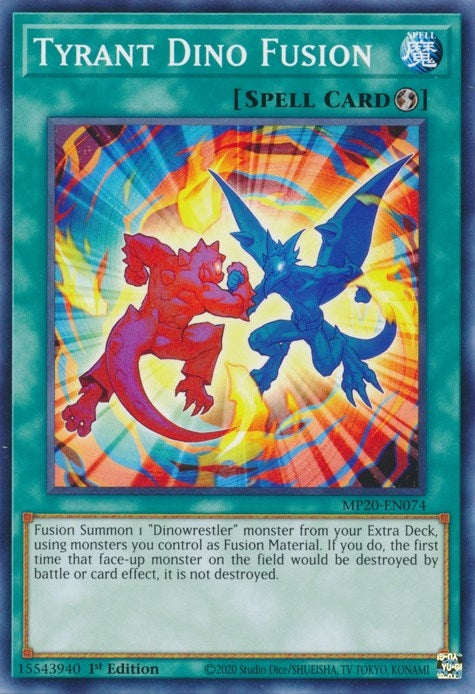 Image for Tyrant Dino Fusion (MP20-EN074) (2020 Tin of Lost Memories) - YuGiOh