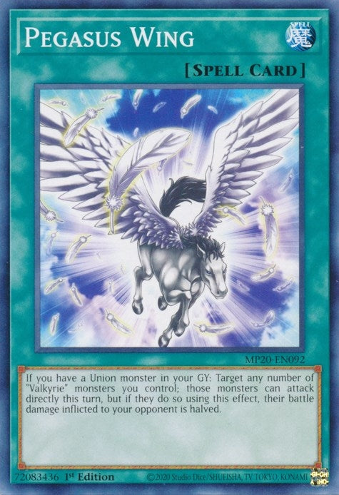 Image for Pegasus Wing (MP20-EN092) (2020 Tin of Lost Memories) - YuGiOh
