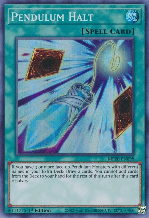 Image for Pendulum Halt (MP20-EN098) (2020 Tin of Lost Memories) - YuGiOh