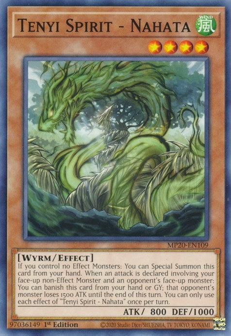 Image for Tenyi Spirit - Nahata (MP20-EN109) (2020 Tin of Lost Memories) - YuGiOh
