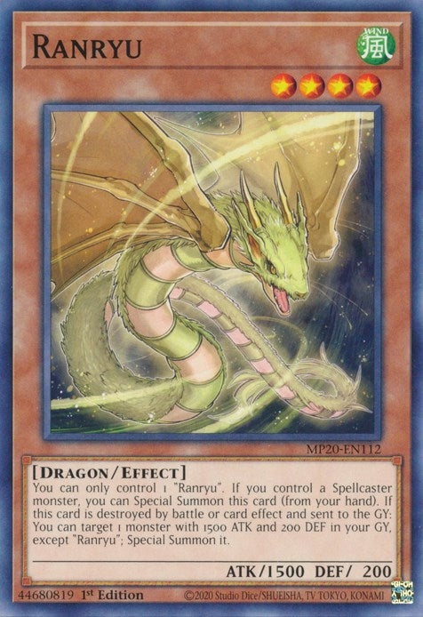 Image for Ranryu (MP20-EN112) (2020 Tin of Lost Memories) - YuGiOh