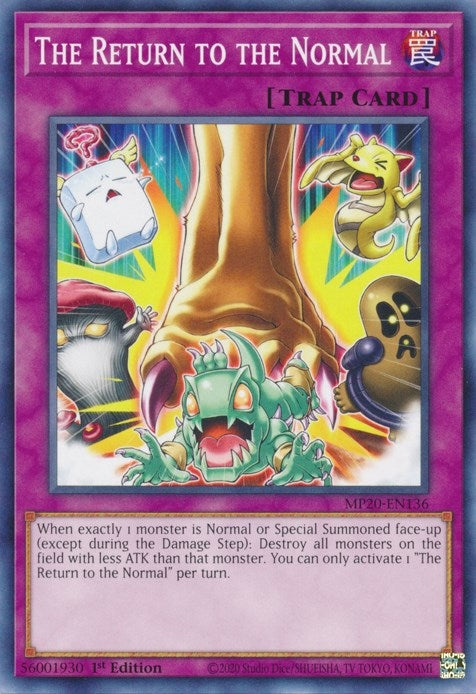 Image for The Return to the Normal (MP20-EN136) (2020 Tin of Lost Memories) - YuGiOh