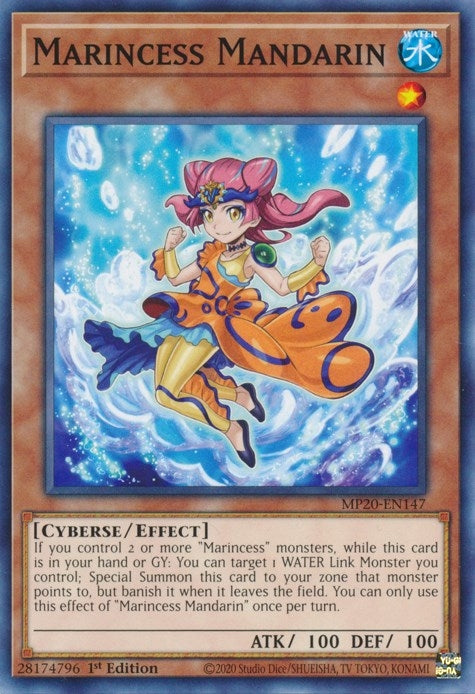 Image for Marincess Mandarin (MP20-EN147) (2020 Tin of Lost Memories) - YuGiOh