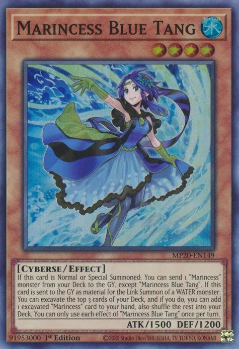 Image for Marincess Blue Tang (MP20-EN149) (2020 Tin of Lost Memories) - YuGiOh