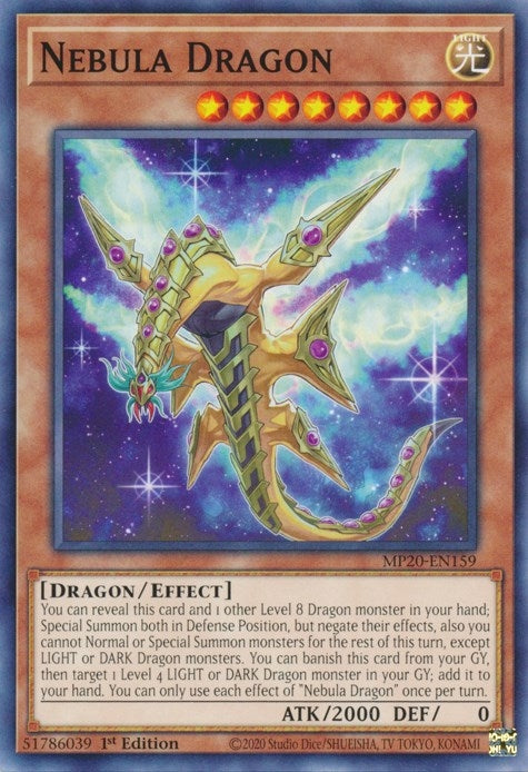 Image for Nebula Dragon (MP20-EN159) (2020 Tin of Lost Memories) - YuGiOh