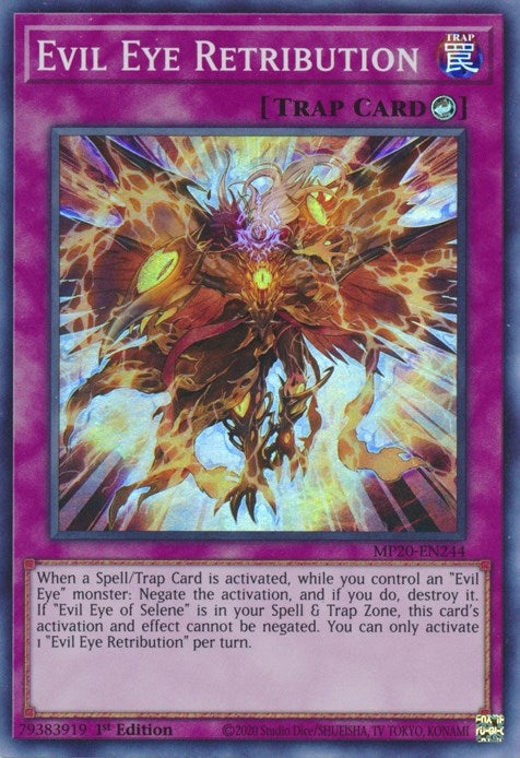 Image for Evil Eye Retribution (MP20-EN244) (2020 Tin of Lost Memories) - YuGiOh