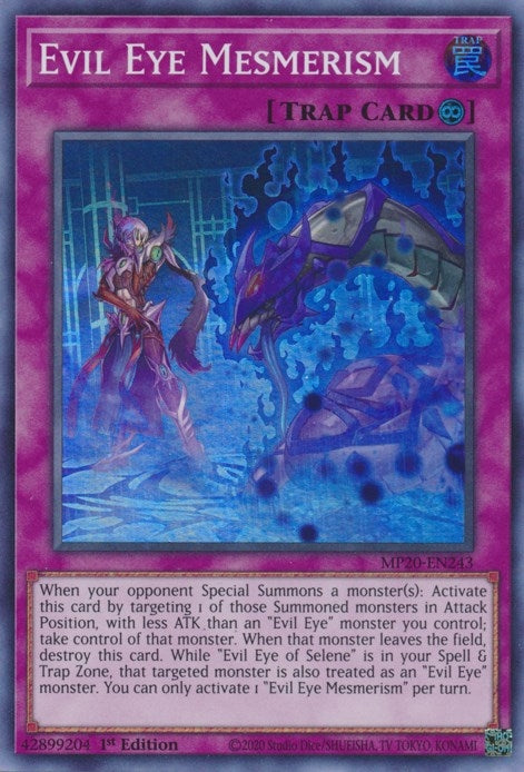 Image for Evil Eye Mesmerism (MP20-EN243) (2020 Tin of Lost Memories) - YuGiOh