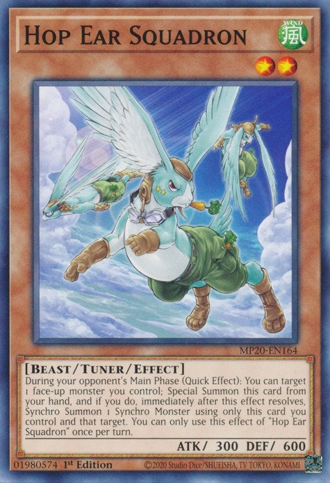 Image for Hop Ear Squadron (MP20-EN164) (2020 Tin of Lost Memories) - YuGiOh