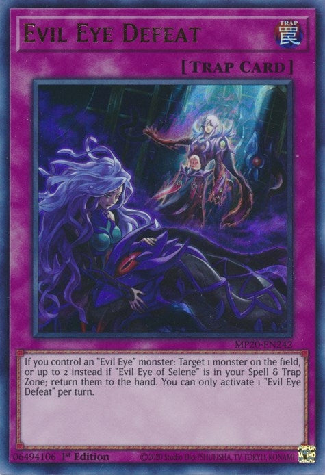 Image for Evil Eye Defeat (MP20-EN242) (2020 Tin of Lost Memories) - YuGiOh