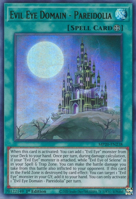 Image for Evil Eye Domain - Pareidolia (MP20-EN238) (2020 Tin of Lost Memories) - YuGiOh
