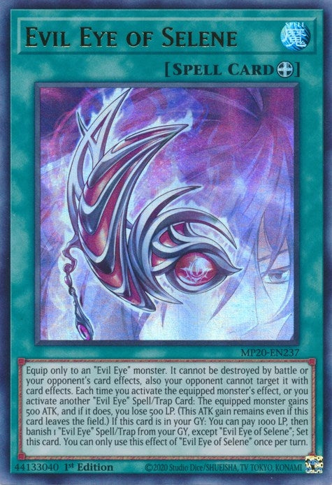 Image for Evil Eye of Selene (MP20-EN237) (2020 Tin of Lost Memories) - YuGiOh