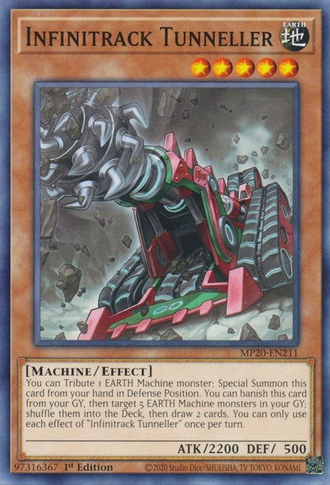 Image for Infinitrack Tunneller (MP20-EN211) (2020 Tin of Lost Memories) - YuGiOh