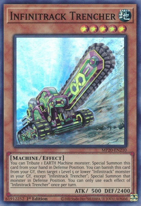 Image for Infinitrack Trencher (MP20-EN210) (2020 Tin of Lost Memories) - YuGiOh