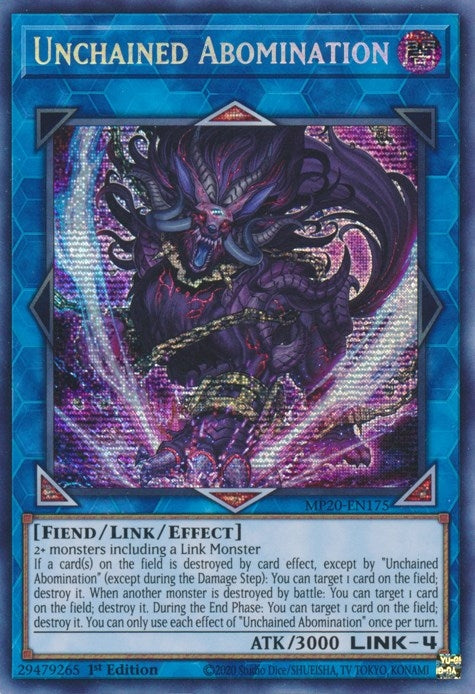 Image for Unchained Abomination (MP20-EN175) (2020 Tin of Lost Memories) - YuGiOh