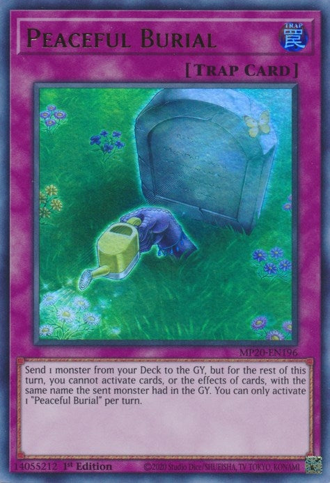 Image for Peaceful Burial (MP20-EN196) (2020 Tin of Lost Memories) - YuGiOh