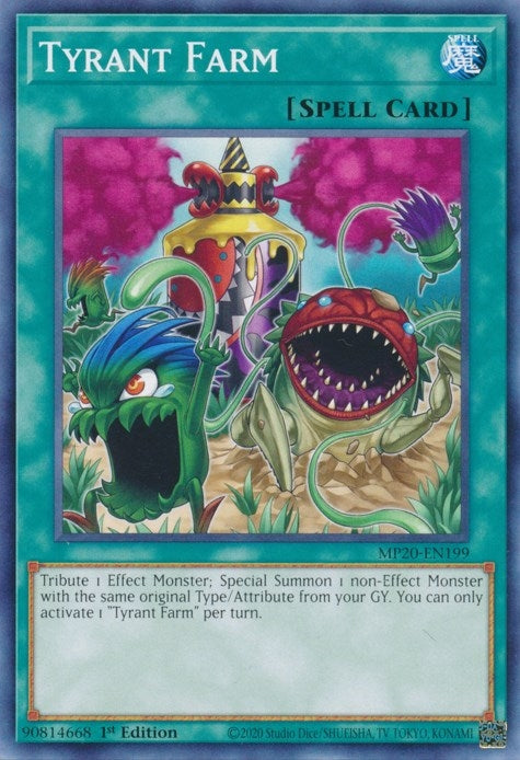 Image for Tyrant Farm (MP20-EN199) (2020 Tin of Lost Memories) - YuGiOh