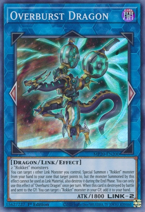 Image for Overburst Dragon (MP20-EN200) (2020 Tin of Lost Memories) - YuGiOh