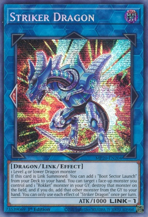 Image for Striker Dragon (MP20-EN204) (2020 Tin of Lost Memories) - YuGiOh