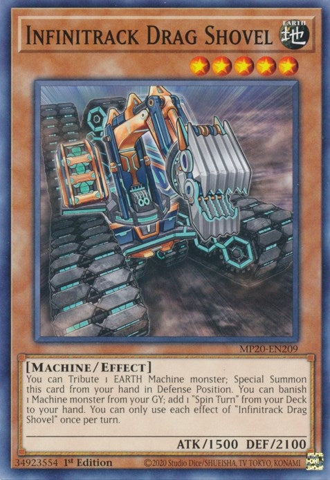 Image for Infinitrack Drag Shovel (MP20-EN209) (2020 Tin of Lost Memories) - YuGiOh